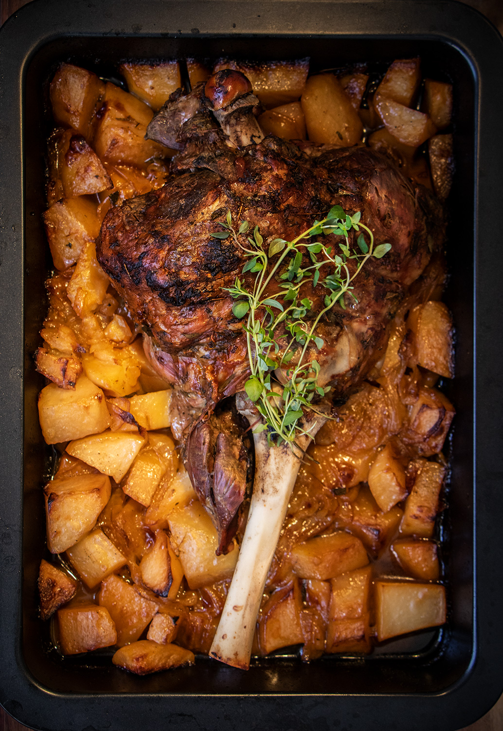 Spansk, lammekølle med kartofler og - by Hanne