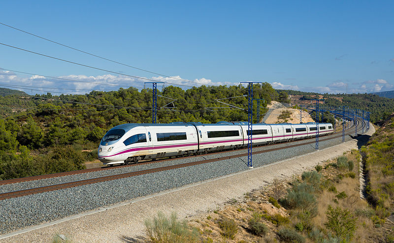 Interrail: travel around Spain by train