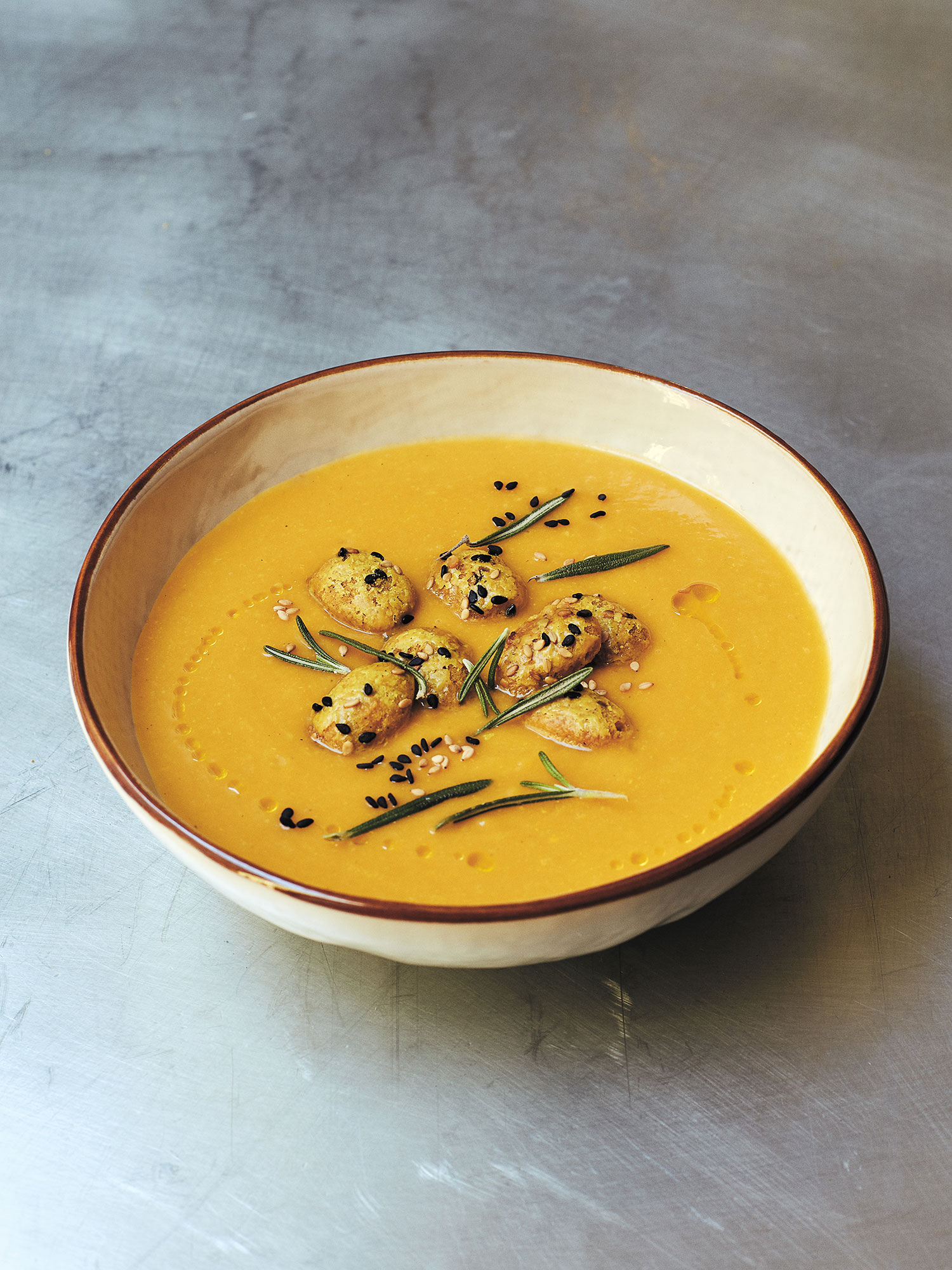Pumpkin Soup with Ginger.