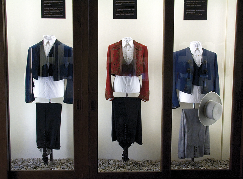 Uniformes en el Museo de la Real Escuela Andaluza de Equitación Foto: Hanne Olsen