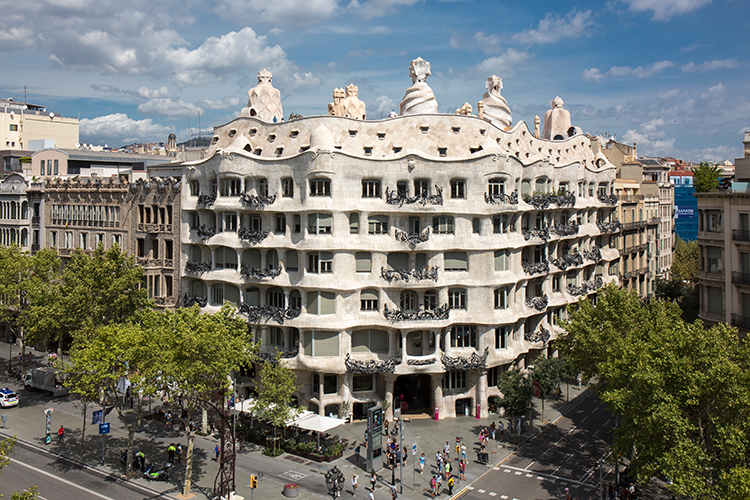 Gaudís Barcelona - La Pedrea. Foto: Catalunya-La Pedrera Foundation