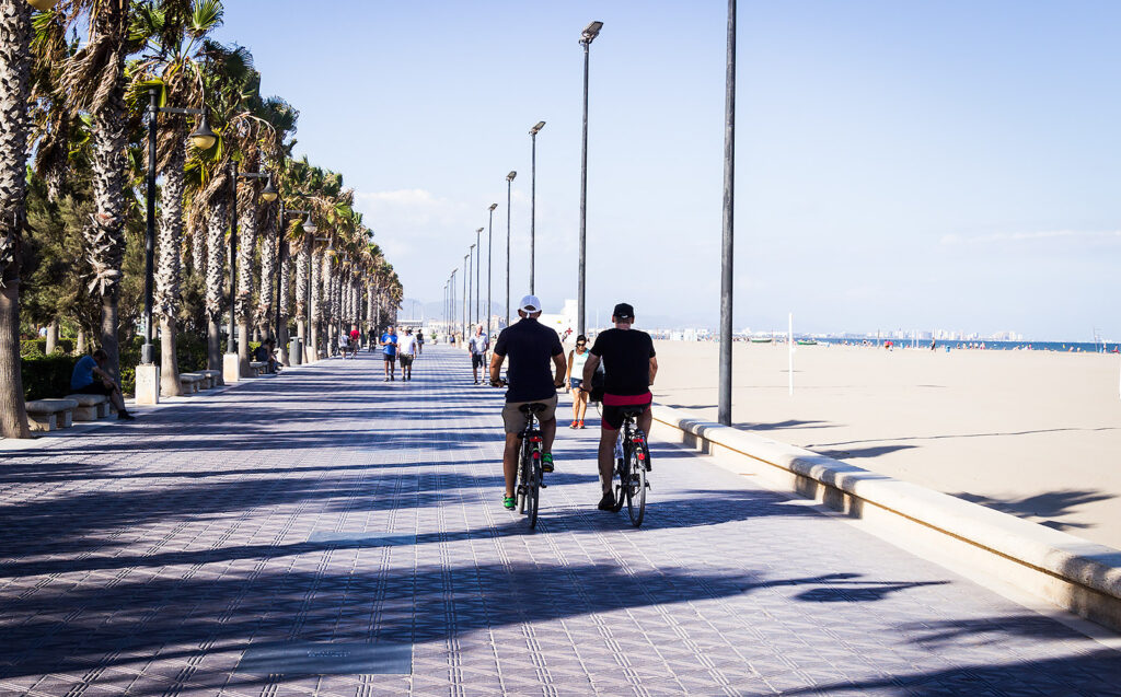 Guide Valencia - strandpromenaden