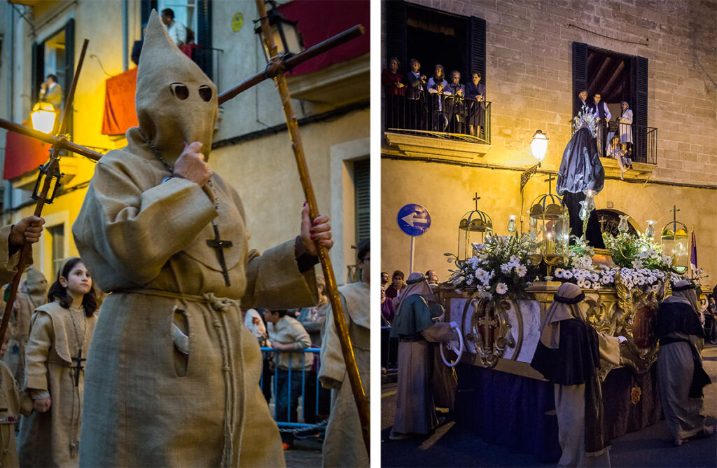 Easter in Palma de Mallorca - the streets are filled with different processions