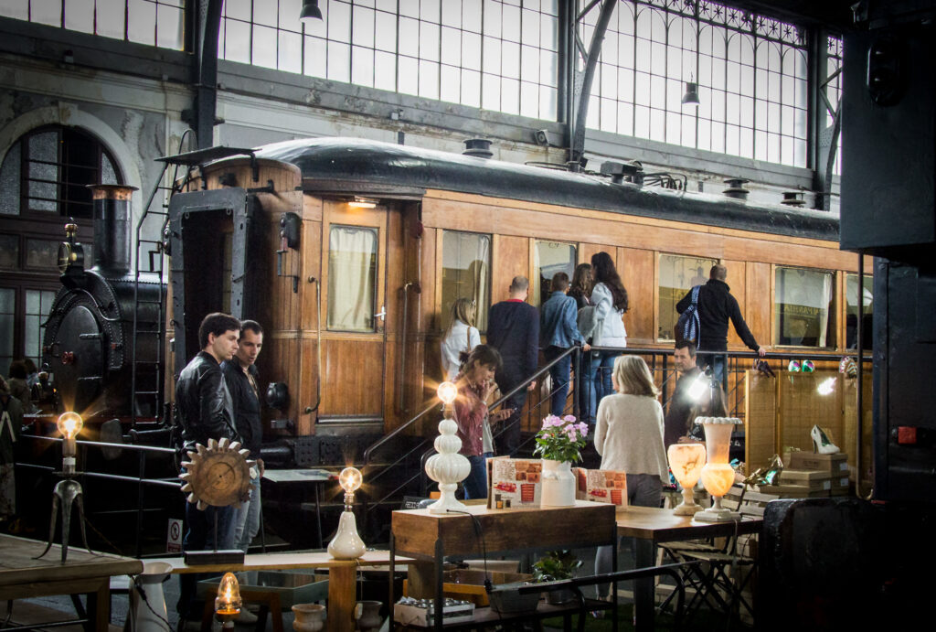 Mercado de Motores is one of Madrid's most interesting markets, located in the old railway station.