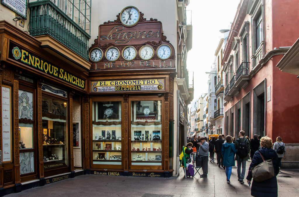48 timer i Sevilla - shop på Calle Sierpes