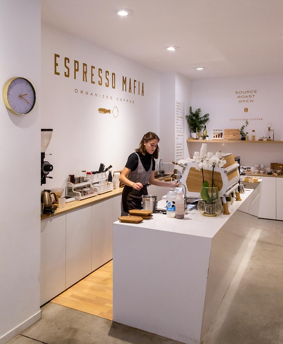 Espresso Mafia en Girona.