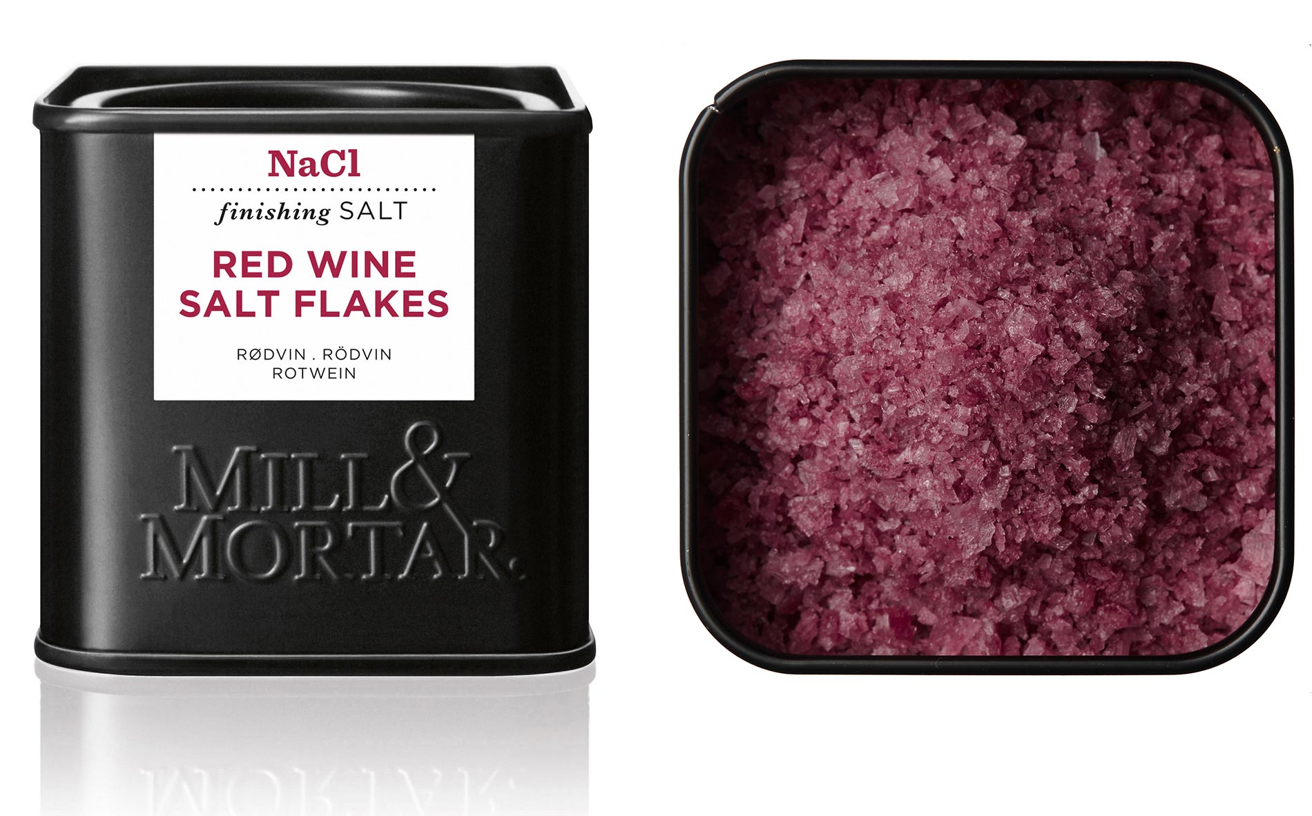 Shop online: Inspiration til dig der er vild med spansk gastronomi 4 Gourmetsalt med rødvin fra Mill & Mortar