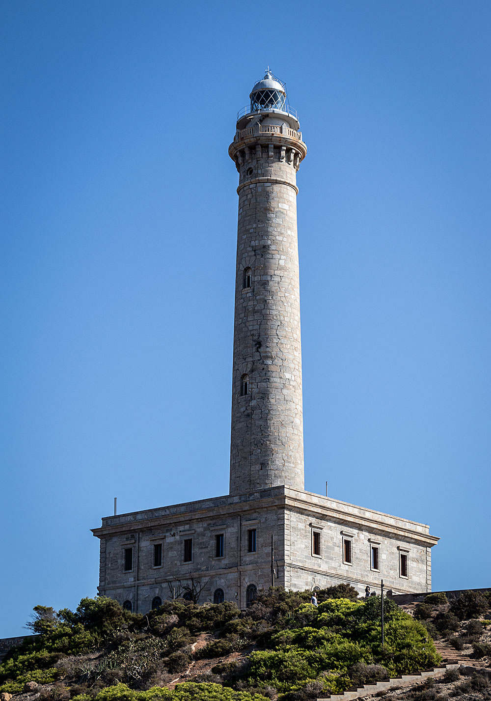 Get great views from the lighthouse in Cabo de Palos in Murcia.