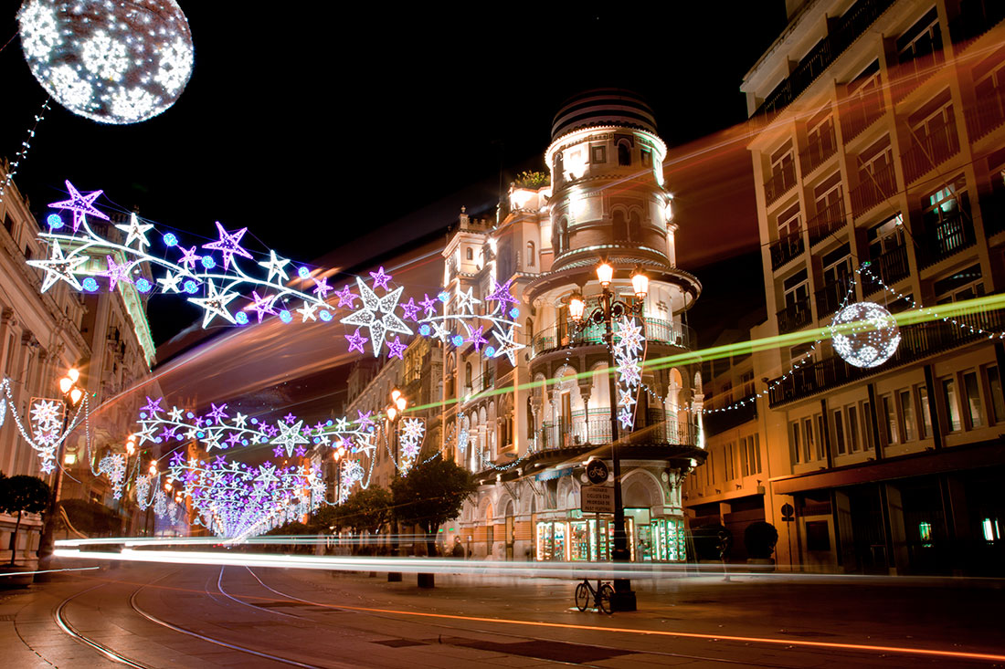 Luces de Navidad en Sevilla