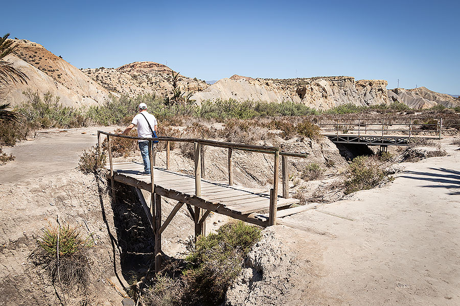 The artificial bridge from the movie Lawrence and Arabia in Tabernas Almería