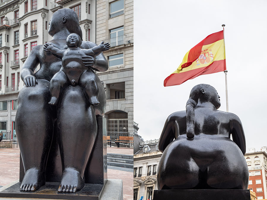 La Maternidad i Oviedo er en skulptur, der hylder moderskabet