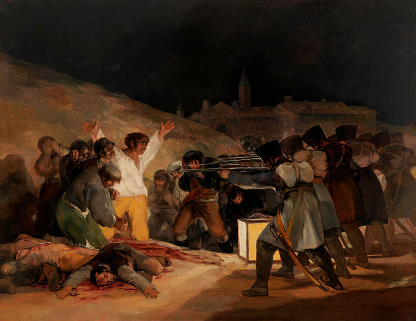 El 3 de mayo de Francisco de Goya - Museo del Prado de Madrid. Foto: © Museo Nacional del Prado
