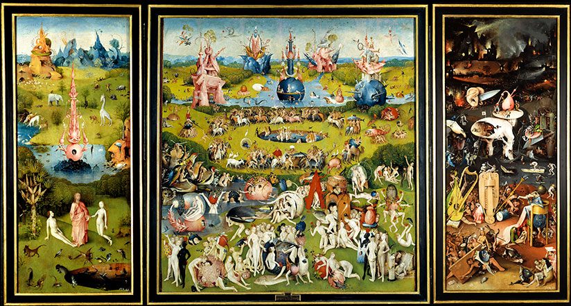 El Jardín de las Delicias - El Bosco - Museo del Prado de Madrid. Foto: Museo Nacional del Prado.