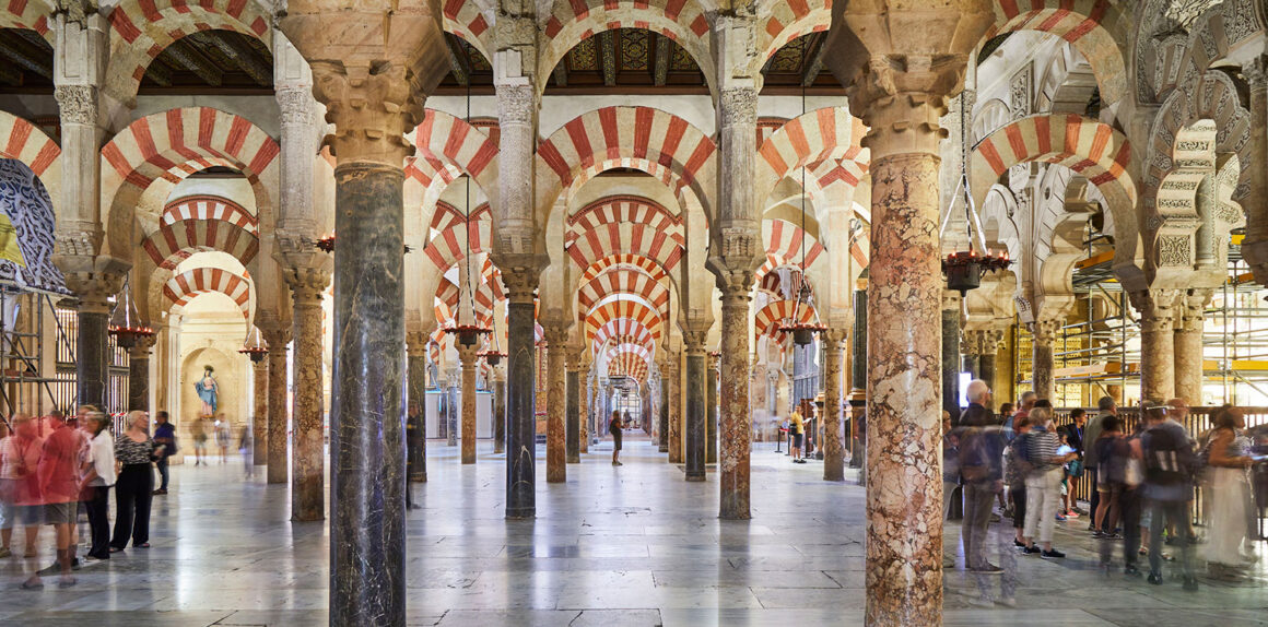 The spectacular mosque in Córdoba is united with a cathedral