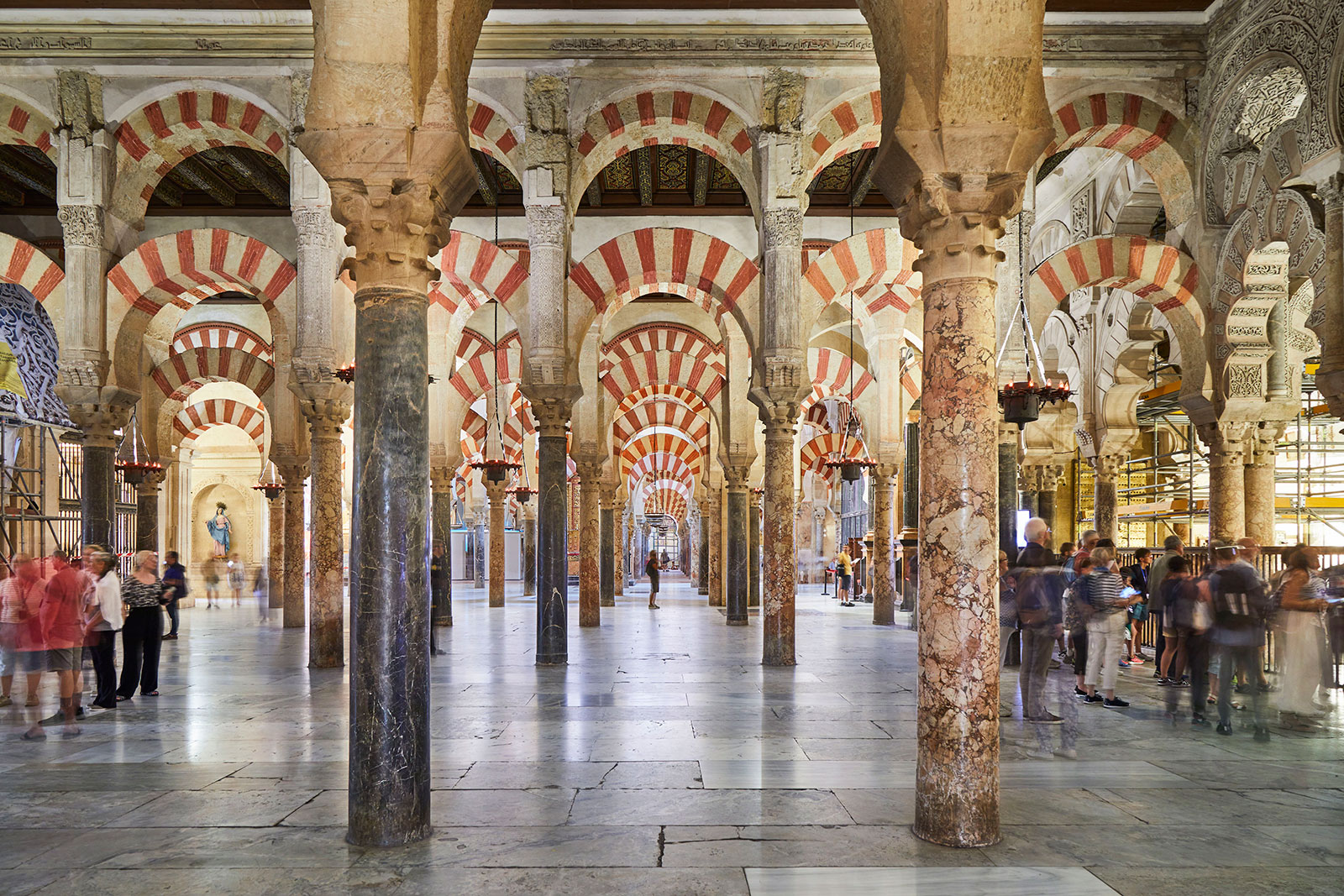 Den spektakulære moské i Córdoba er forenet med en katedral
