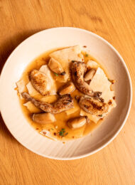 Receta de gazpacho manchego del restaurante Cocleque de Valencia.