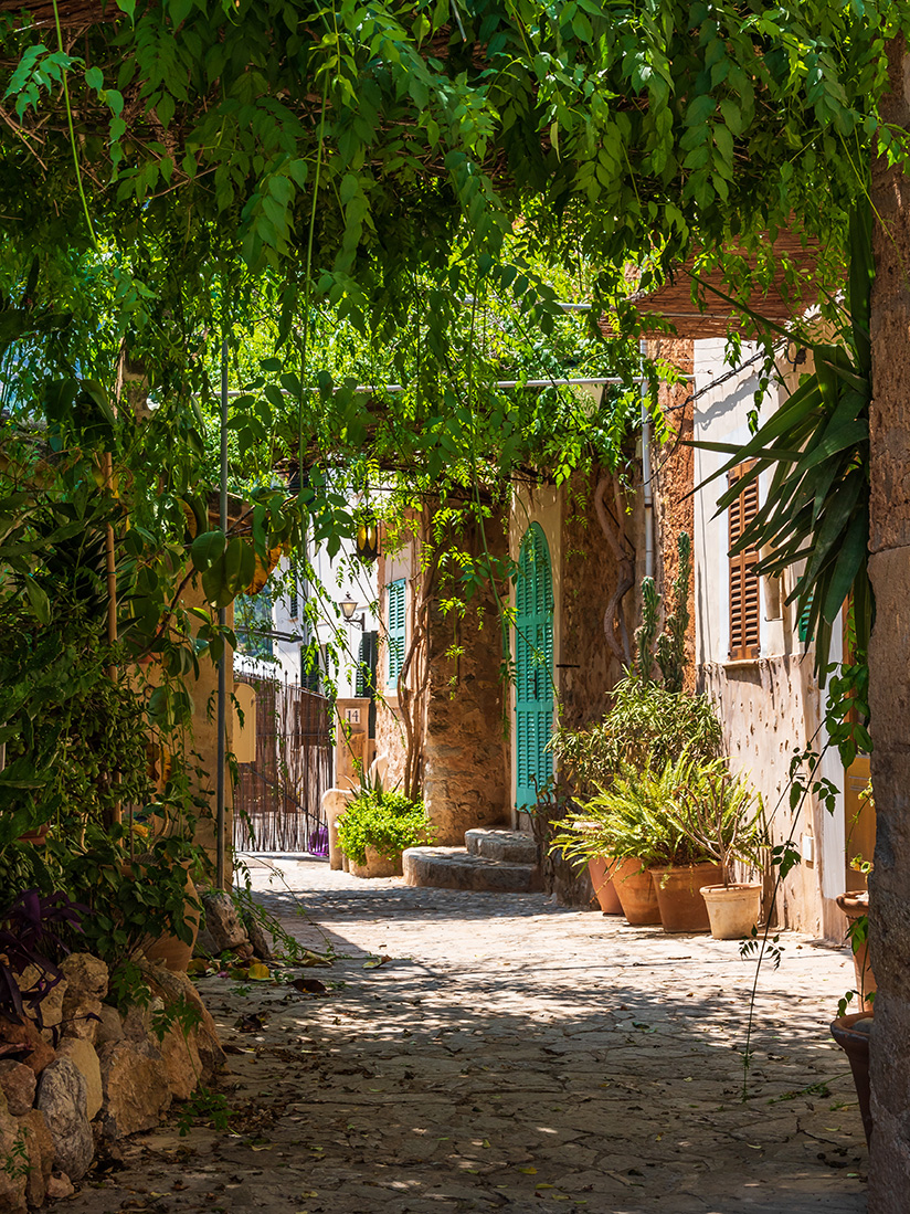 Kunstnerbyen Deià på Mallorca
