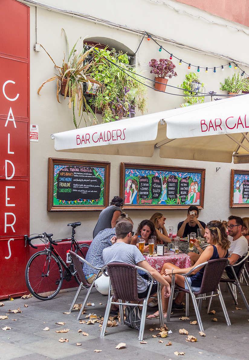 Sant Antoni-kvarteret i Barcelona är fullt av trevliga barer och kaféer.