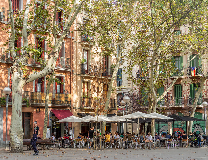 Gracia er Barcelonas charmerende kvarter, som føles som en landsby i byen.